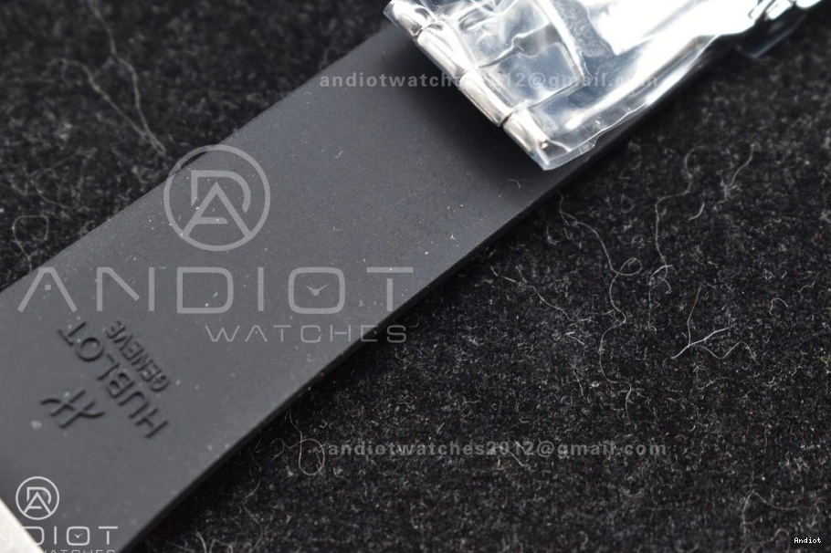 Best Dial Gummy Fusion Black 1:1 45mm RG Classic on Black HBF Strap A2892 Edition 0320